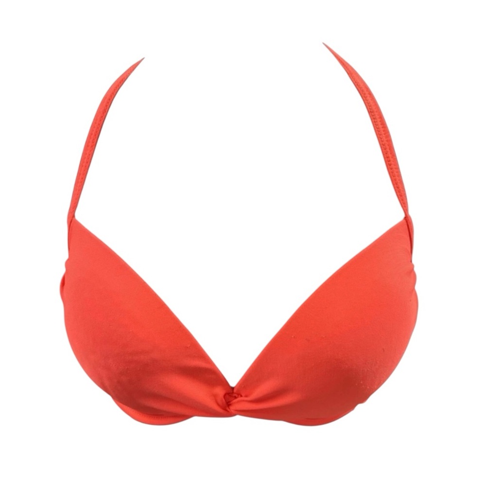 Medium Melon Orange Bikini Bathing Swim Suit Top Underwire Tropical Brightβ Sexy